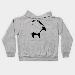 Capricorn (Persian) - timeless abstraction Kids Hoodie